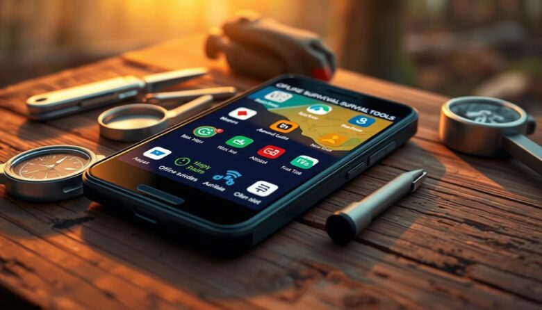 offline survival tools smartphone