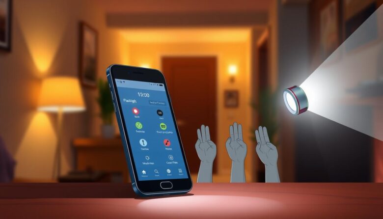 secret phone features flashlight