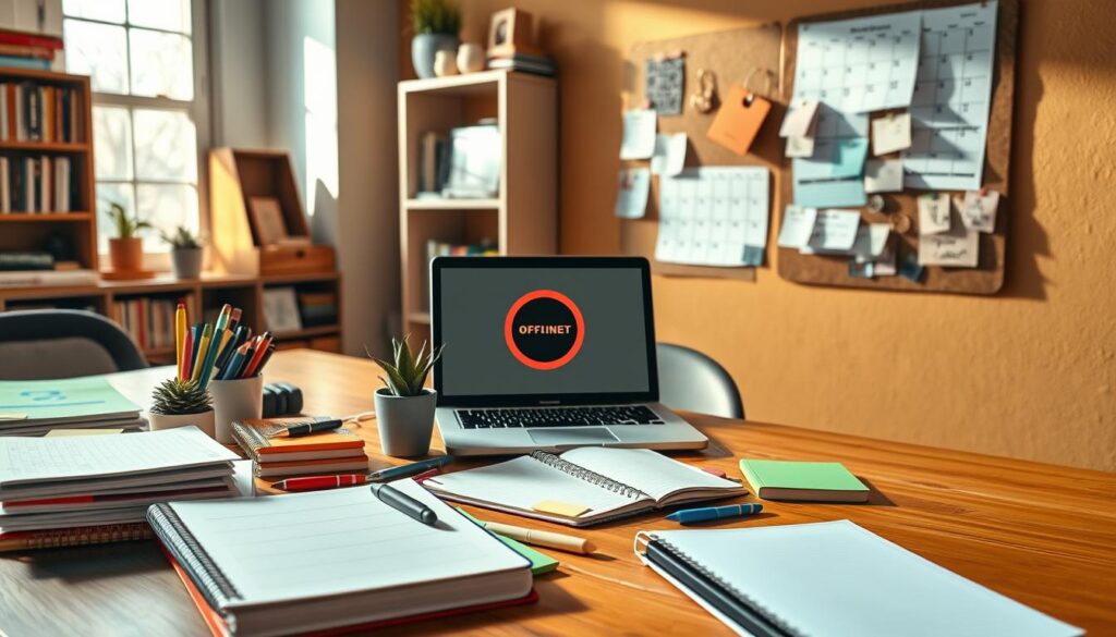 Offline-first tools for consistent organization